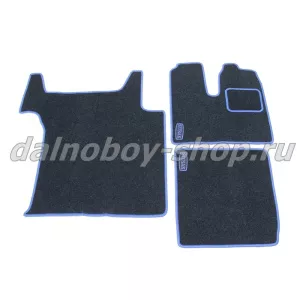 Коврик ворс под ноги Польша (из 3-х) SITRAK G7/C7H (с холодильником) (механика) синий