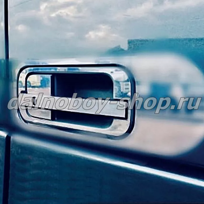 Накладки INOX  ручек двери DAF XF 95/105 ( на обе стороны R+L )  (D130)