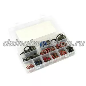 Набор шайб металлические прорезиненные (245шт)