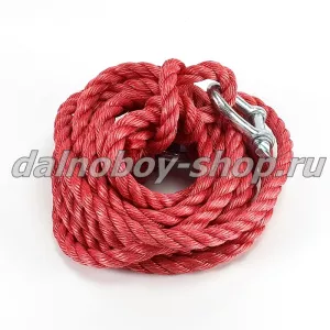 Трос буксировочный  15 тн. 6м  3-х рядный канат /2 скобы,  в сумке /ПРЕМИУМ