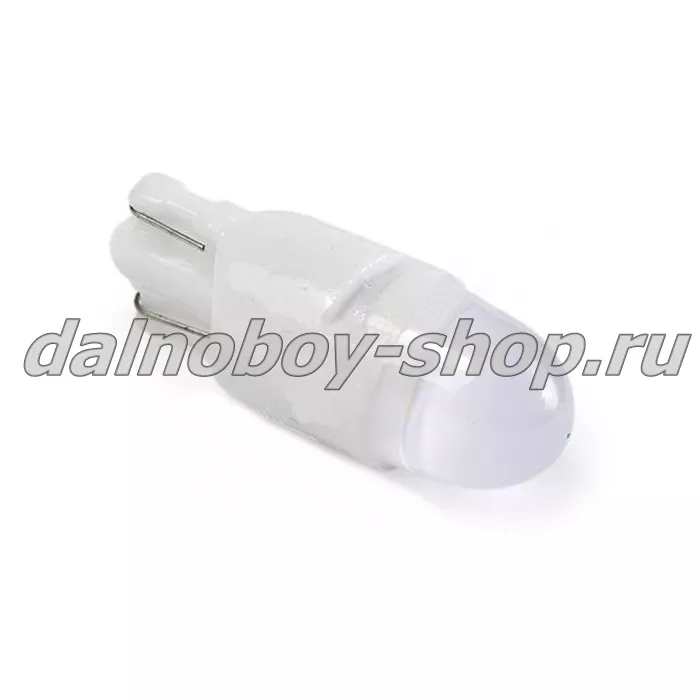 Лампочка габаритная без/цок "КЕРАМИКА" 2 SMD ТИП-C (8966) белая 24v (10)