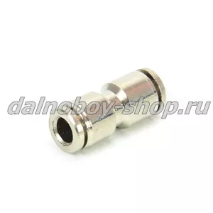 Фитинг метал.  6 мм.прямой 