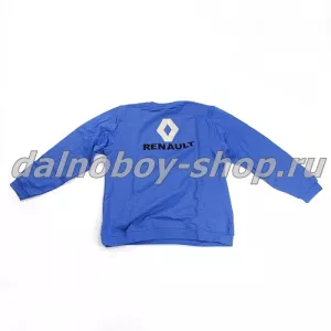 Толстовка RENAULT  2XL  без капюшона синяя