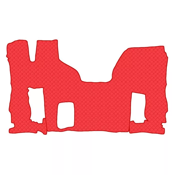 Коврик кож.зам. под ноги DONGFENG GX 520 от 2022г. (автомат) /красный