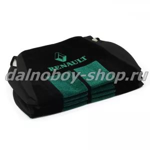 Чехол - сиденье флок RENAULT PR. (2высок.2ремня) зеленый