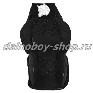 Чехол - сиденье  УНИВЕРСАЛЬНЫЙ (велюр) черный ПИТ