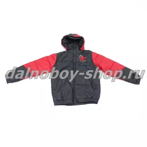Куртка мужская утепленная с капюшон. (комбинир.) / GZLL / 48-50 / красно-черная