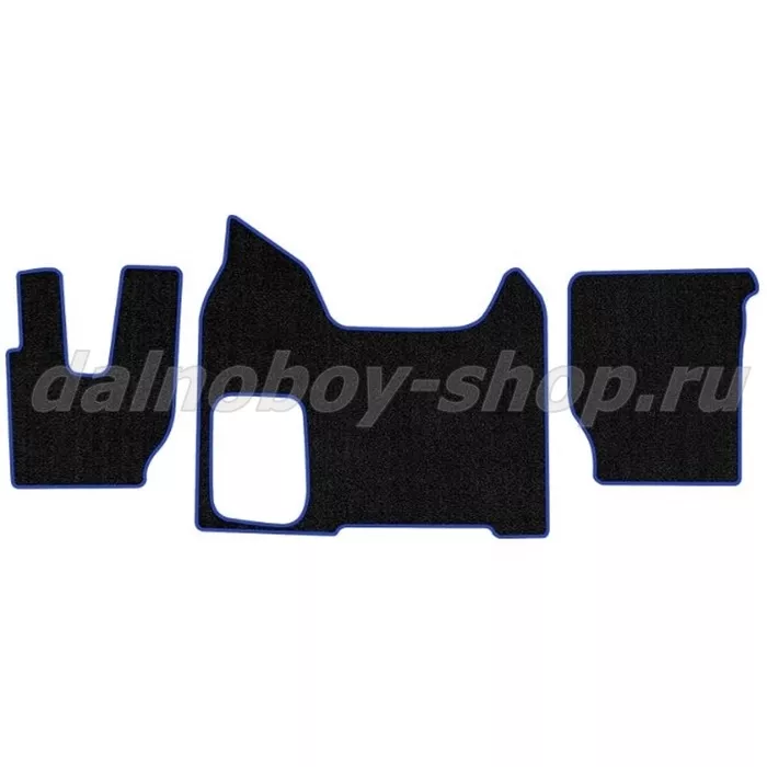 Коврик ворс под ноги Польша (из 3-х) DONGFENG GX от 2022г.  (автомат) синий