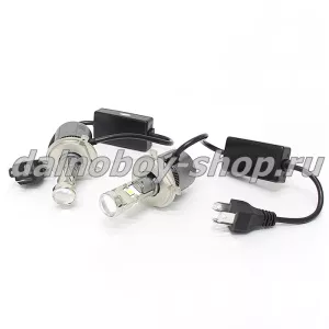 Лампочка светодиодная  А80 / H4 / с линзой