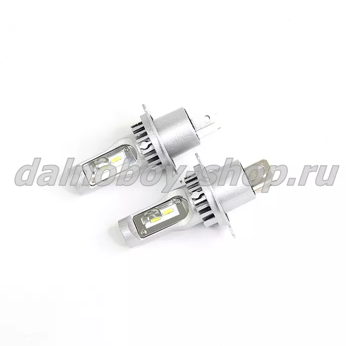 Лампочка светодиодная V-12  H4 2шт (12-40V) ЭКОНОМ
