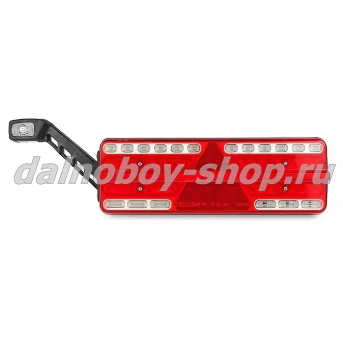 Фонарь задн. АТЛАНТА / ТОННАР / AMP-разъем / + Габарит ( рог ) / LED 12 - 24v левый