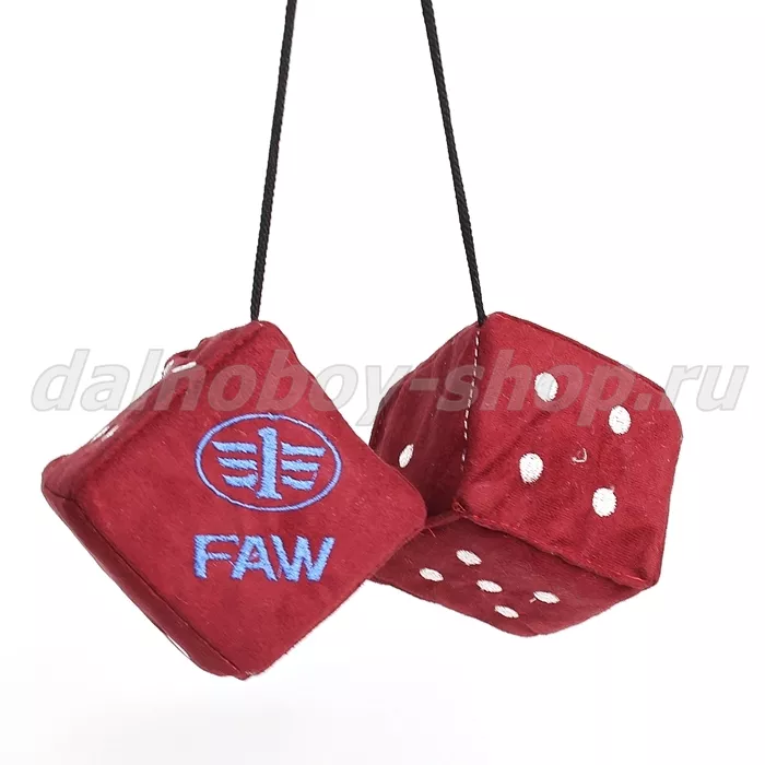 Вымпел "КУБИК" "FAW" красный