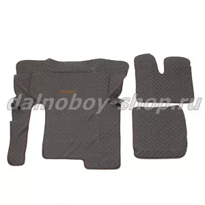 Коврик кож.зам. под ноги  SITRAK C7H (2022-) Широкая кабина /Без Ящ. / АКПП / Коричневый