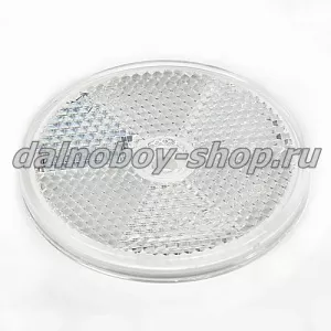 Катафот WAS кругл. d=60mm под болт белый Польша /500/10