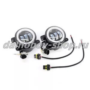 Фара п/т DAF  X F 105 (элемент) 30W LED желто-белые с поворотником/к20