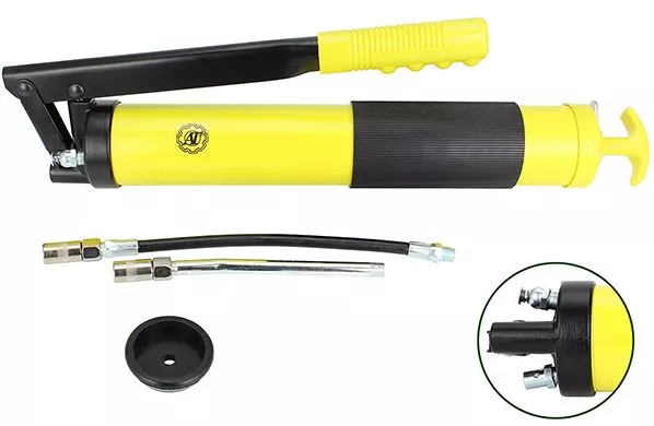 Шприц рычажно - плунжерный 40262 / туба 0,6л / желтый 