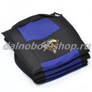 Чехол - сиденье MB ATEGO-AXOR, после 2012г. (1 ремень)(2 выс.сид.) синий