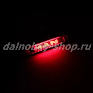 Указатель габ. YP-104 NEW LED / НЕОН / MAN / 24v красный /50/