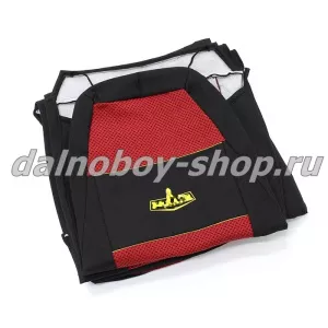 Чехол - сиденье EURO MZ (2 выс.сид.) черно-красный