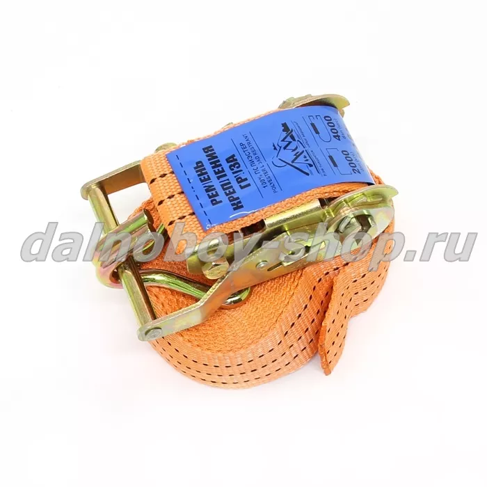 Ремень крепления груза  2 - 5 т. 6 м./ малый замок /