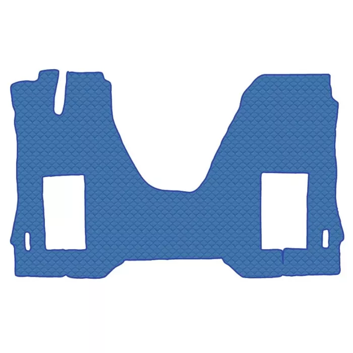 Коврик кож.зам. под ноги SHACMAN X6000 (автомат,2 пневм.,ровный пол,холодильник) от 2023г /синий