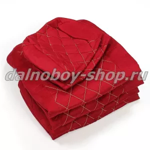 Чехол - сиденье аликанте MB.ACTROS AXOR, ATEGO (1ремень)(2 низ.сид.) красный