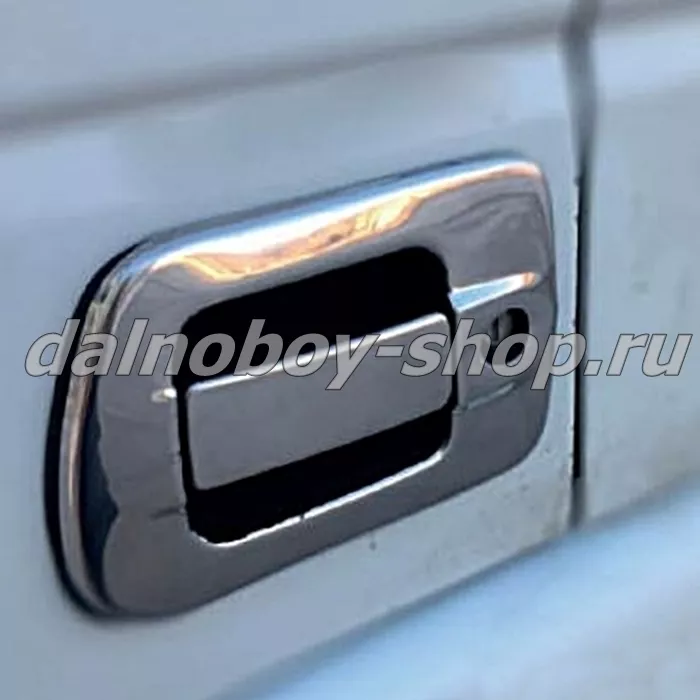 Накладки INOX  ручек двери IVECO (все модели) ( на обе стороны R+L )  (I113)