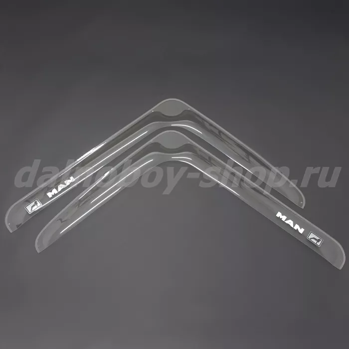 Дефлектор MAN TGX euro 6 (больш.угол) прозрачный