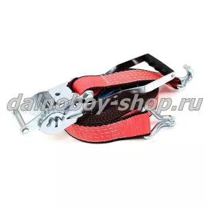 Ремень крепления груза 50 мм. 5 - 10т 10м механизм с длинной ручкой 325мм /к8