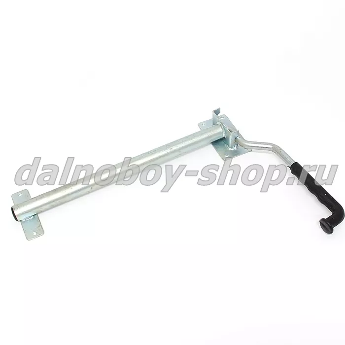 Фиксатор двери подрамный / черная ручка 