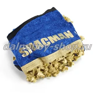 Ламбрекен лоб.+ шторка боковая 2.2м SHACMAN синий