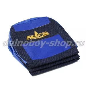 Чехол - сиденье иск.кожа+жаккард MZ ЗУБРЁНОК синий