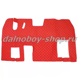 Коврик кож.зам. под ноги Польша RENAULT MAGNUM не вращающие кресла красный