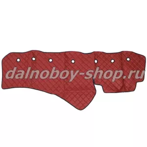 Коврик на панель эко/кожа (стёганые) SCANIA R/G (бордо) Польша