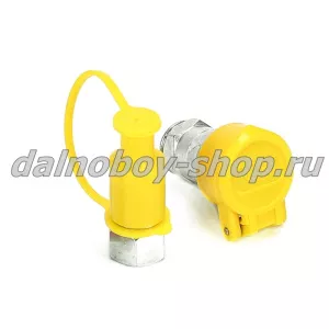 Евроразъем пневм. FER-RO М-16  желтый