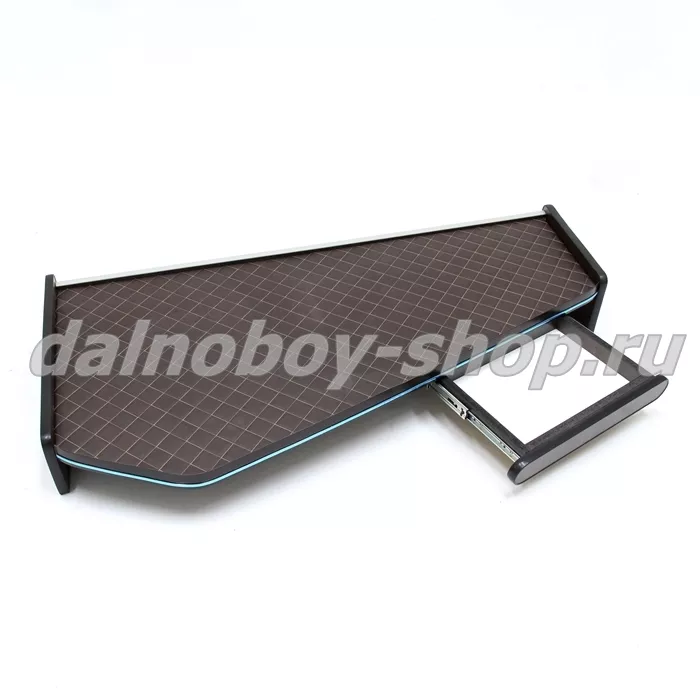 Стол - парта  VOLVO FH-4 (2015г. косая) / FH-16 (2013->) / с ящиком / кожзам / коричневый /