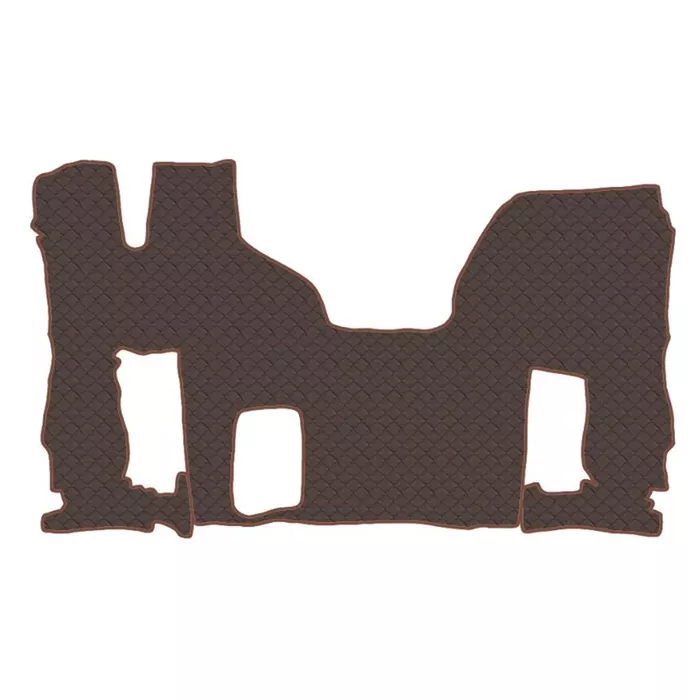 Коврик кож.зам. под ноги DONGFENG GX 520 от 2022г. (автомат) /коричневый