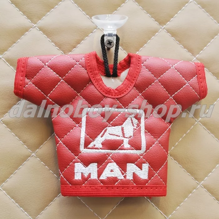 Вымпел "майка" "MAN" красный