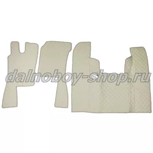 Коврик кож.зам. под ноги Польша SCANIA 124L бежевый