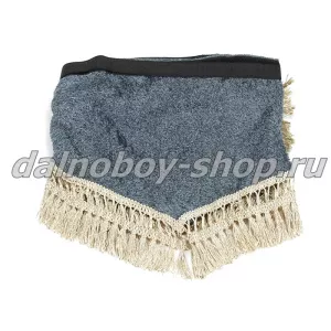 Ламбрекен лоб.+ шторка боковая 1.6м БЕЗ НАДПИСИ серый