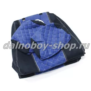 Чехол - сиденье аликанте SHACMAN 2021г. (SH02) / черно-синий