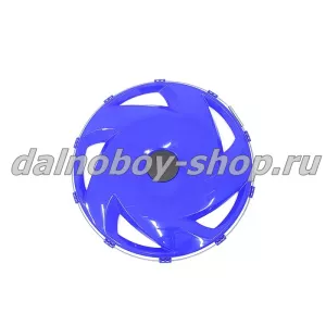 Колпак колеса 22.5 задний ПЛАСТИК NEW ВЕНТИЛЯТОР РОССИЯ синий 