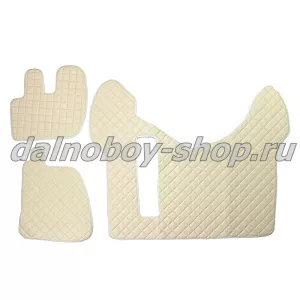 Коврик кож.зам. под ноги Польша RENAULT PREMIUM 2005-2010г. (автомат/механика) бежевый