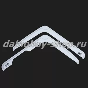 Дефлектор MAN TGX (больш.угол) белый с вырезом