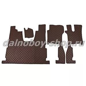 Коврик кож.зам. под ноги Польша SCANIA R 2018 амортиз. пнемвм. сид. коричневый