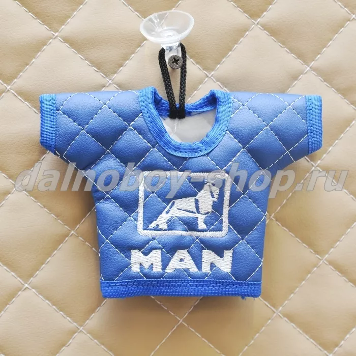Вымпел "майка" "MAN" синий