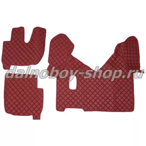 Коврик кож.зам. под ноги Польша IVECO HI-WAY от 2013г. (механика) бордо