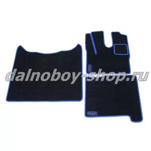 Коврик ворс под ноги Польша (из 3-х) DAF XF-106 (автомат) синий