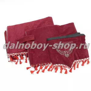 Шторы лобовые 2.2*0.85 АЛОБА красные