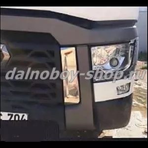 Накладки INOX  на решетку радиатора RENAULT T (боковая часть)